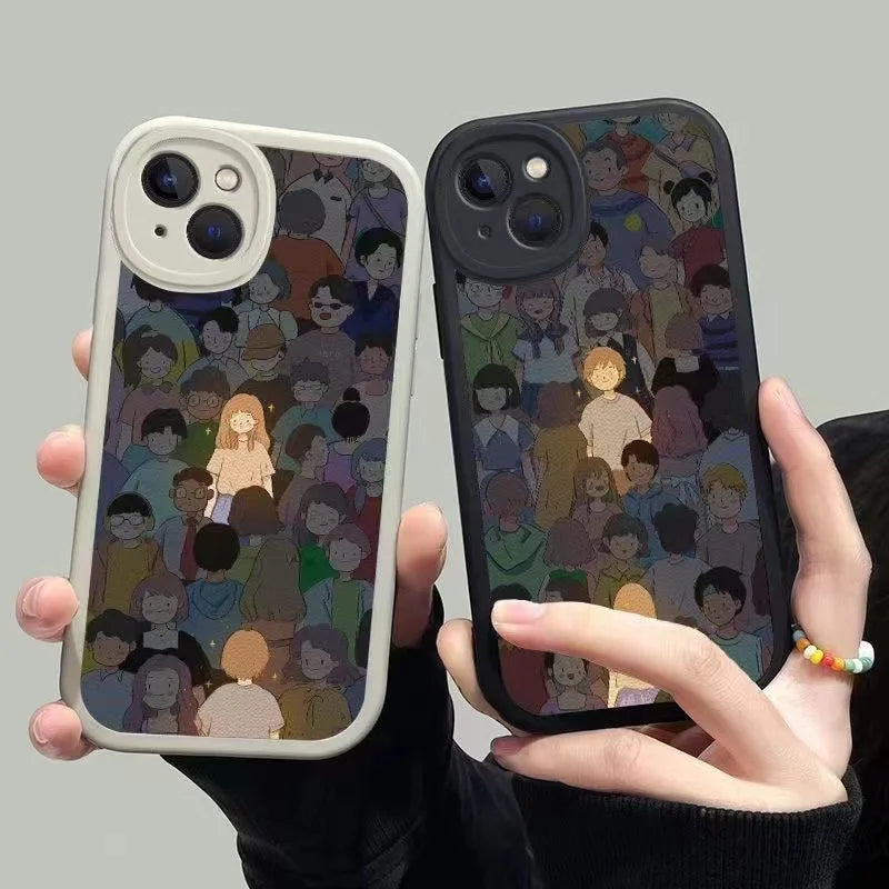 Couple Boy and Girl PHONE COVER For iPhone 13/14/15 Pro Plus Max