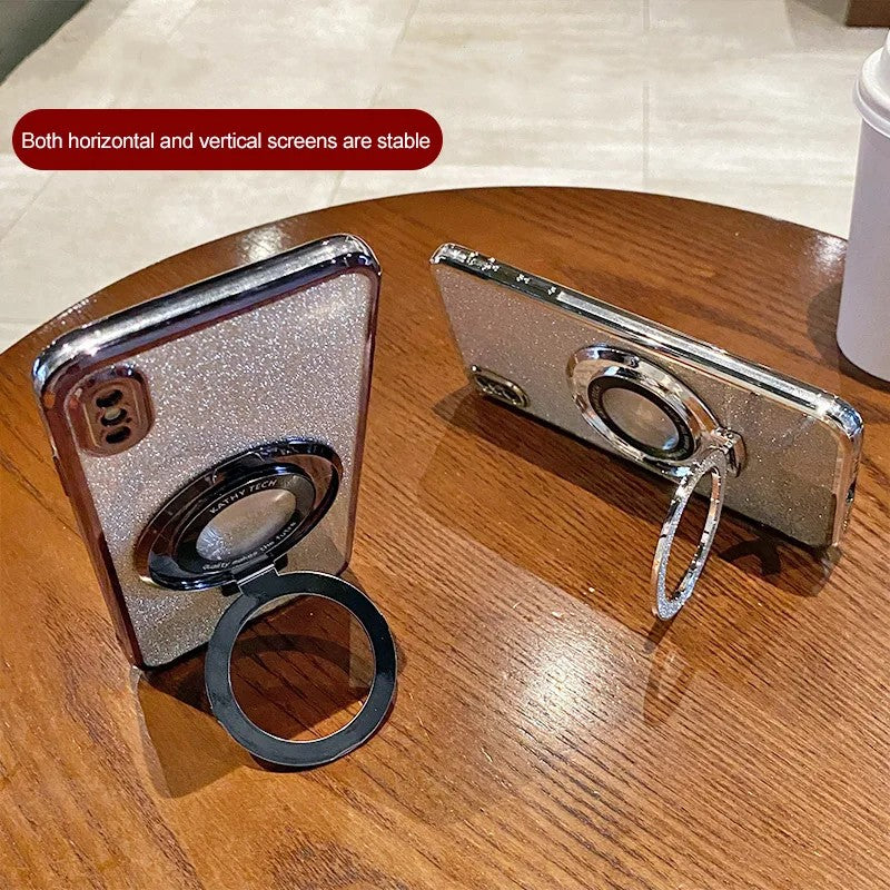 Phone Case With Ring Holder For iPhone 13/14/15 Pro Plus Max