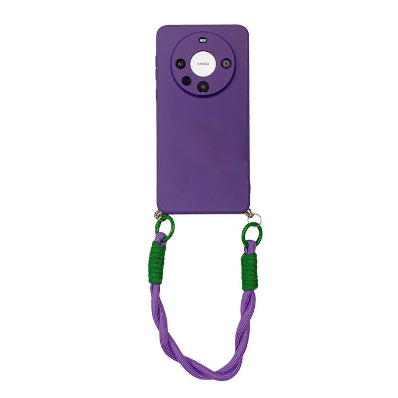 Purple Ghost PHONE COVER With Ring Holder and Lanyard For Samsung Galaxy All