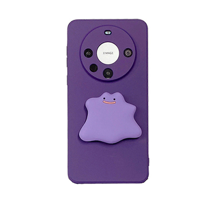 Purple Ghost PHONE COVER With Ring Holder and Lanyard For Samsung Galaxy All